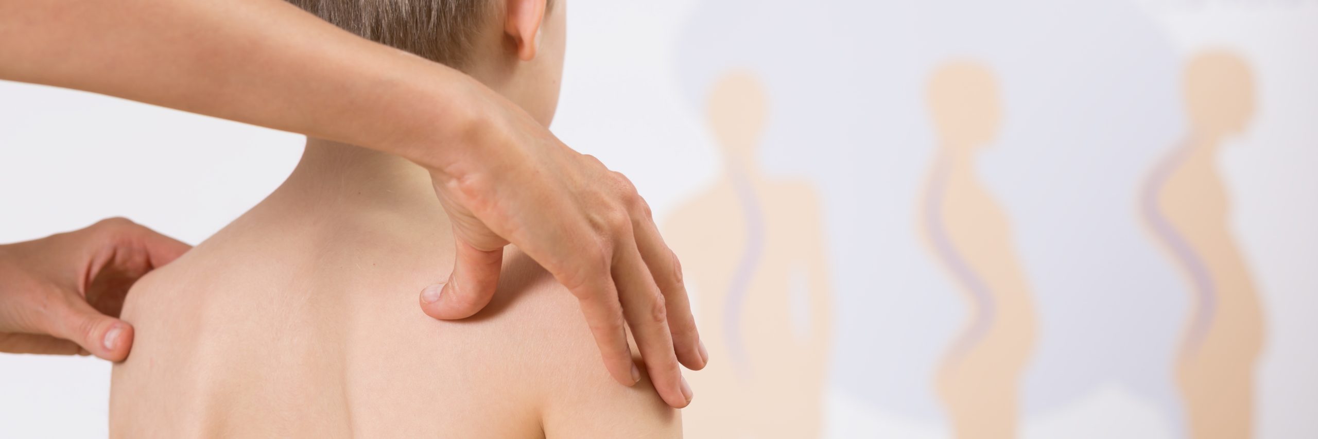 Boy with scoliosis